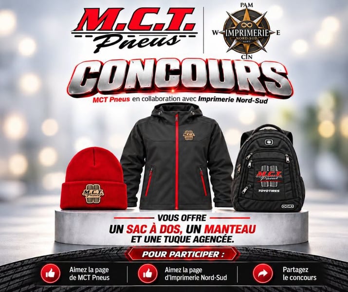Concours Gagnez un sac à dos, un manteau et une tuque agencée!