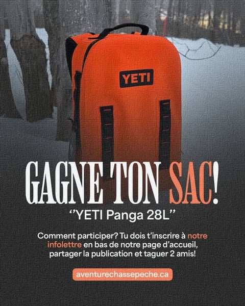 Concours Gagnez un sac à dos Yeti!
