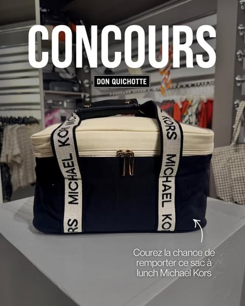 Concours Gagnez un sac à lunch Michael Kors!