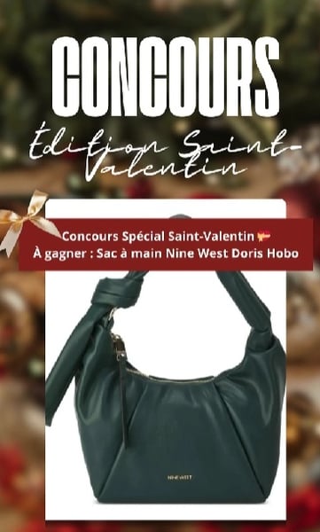 Concours Gagnez un sac à main Nine West Doris Hobo!