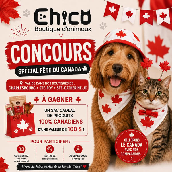 Concours Gagnez un sac cadeau rempli de produits 100 % canadiens!