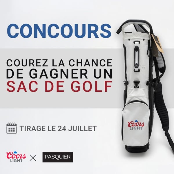 Concours Gagnez un sac de golf Coors Light!