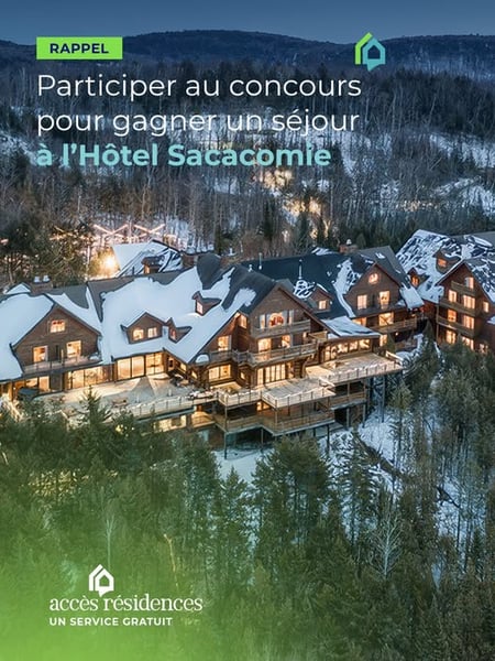 Concours Gagnez un séjour à Sacacomie spa hôtel!
