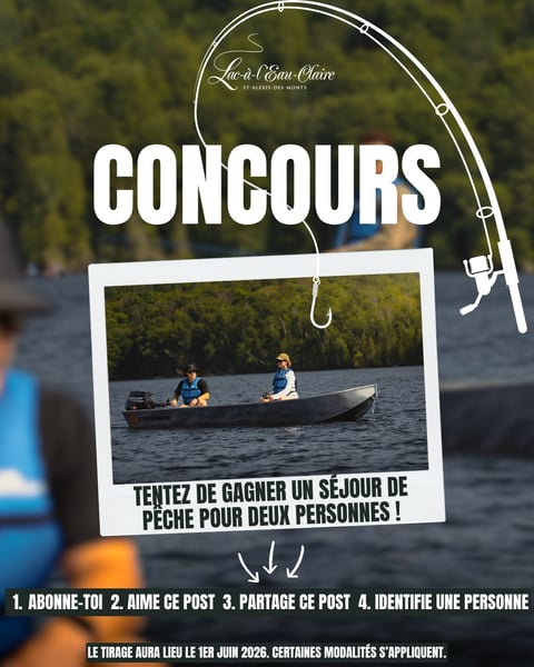 Concours Gagnez un séjour de pêche pour deux personnes!
