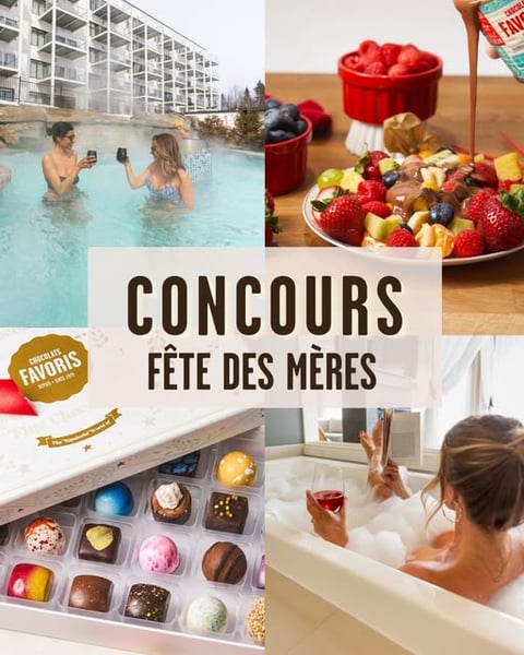 Concours Gagnez un séjour pour 2 personnes à Estérel Resort et une carte-cadeau Chocolats favoris de 200$!