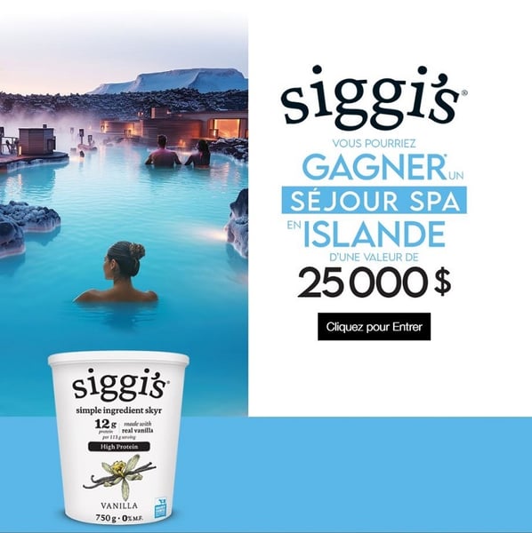 Concours Gagnez un Séjour Spa en Islande avec Siggi's !