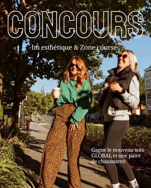 Concours Gagnez un soin du visage et une paire de chaussures au choix chez Zone Course!