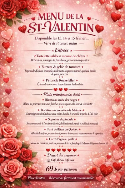 Concours Gagnez un souper au restaurant le Graffiti!