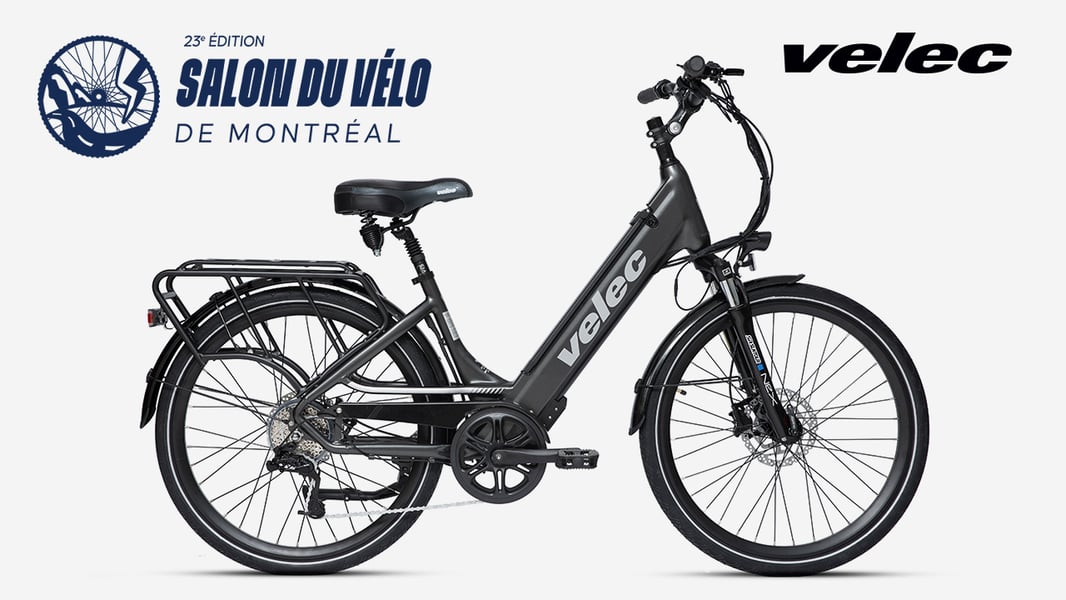Concours Gagnez un vélo Velec R48, couleur titane d'une valeur de 3 299$!