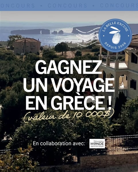 Concours Gagnez un voyage en Grèce!