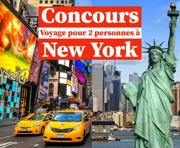 Concours Gagnez un voyage pour deux à New York d'une valeur de 1300$!