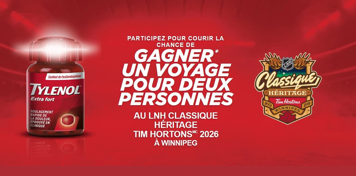 Concours Gagnez un voyage pour deux personnes au LNH Classique Heritage Tim Hortons!
