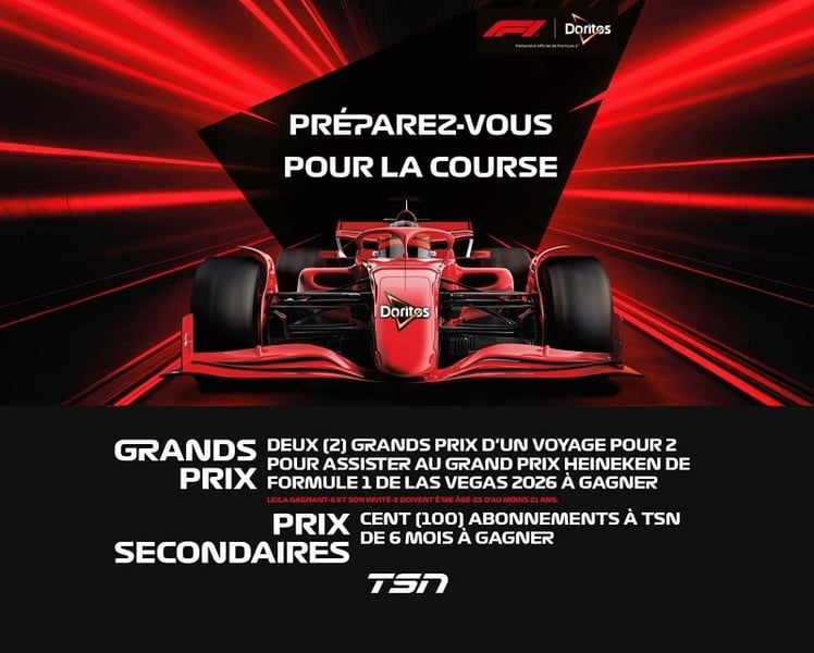 Concours Gagnez un voyage pour deux pour le grand prix Heineken de Las Vegas!