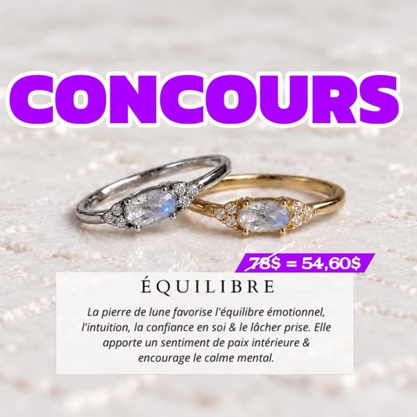 Concours Gagnez une bague!