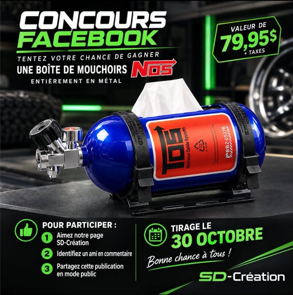 Concours Gagnez une boîte de mouchoirs NOS!