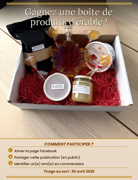 Concours Gagnez une boîte de produits d'érable!