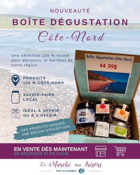 Concours Gagnez une boîte dégustation 100% Côte Nord!
