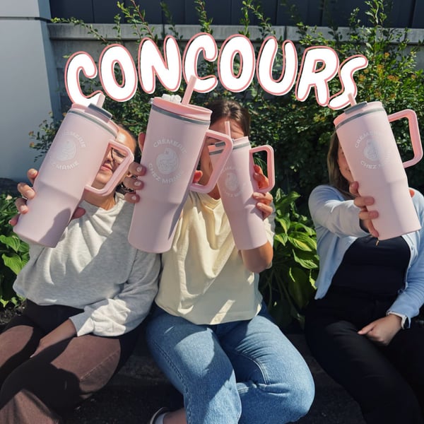 Concours Gagnez une bouteille d’eau de la Crèmerie Chez Mamie!