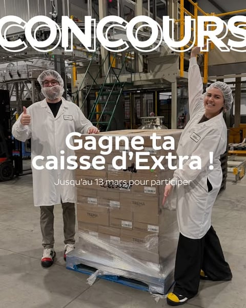 Concours Gagnez une caisse de 24 canettes de latté Extra (175 mg de caféine)!