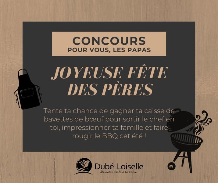 Concours Gagnez une caisse de bavettes de bœuf et un tablier de chef!