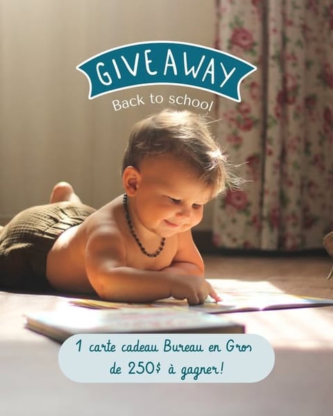 Concours Gagnez une carte cadeau Bureau en gros de 250$ ! Concours Gagnez une carte cadeau Bureau en gros de 250$ !