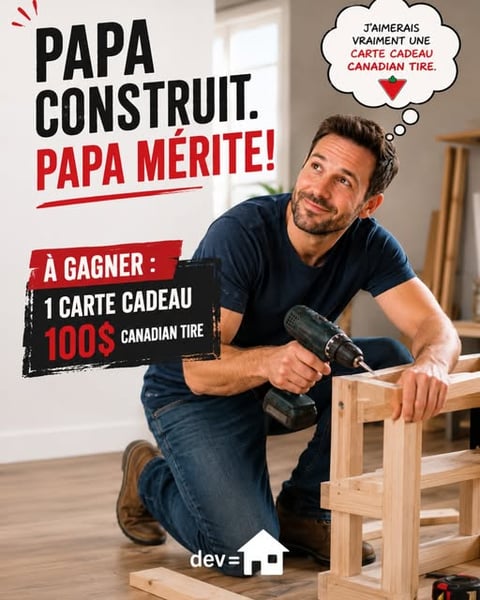 Concours Gagnez une carte-cadeau Canadian Tire de 100$!