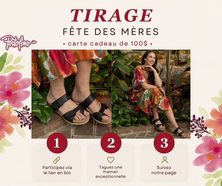 Concours Gagnez une carte-cadeau Chaussures portofino de 100$!