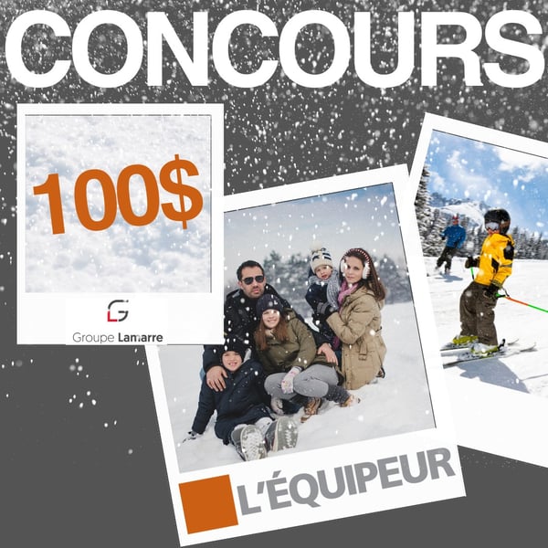 Concours Gagnez une carte-cadeau de 100 $ chez L'Équipeur !