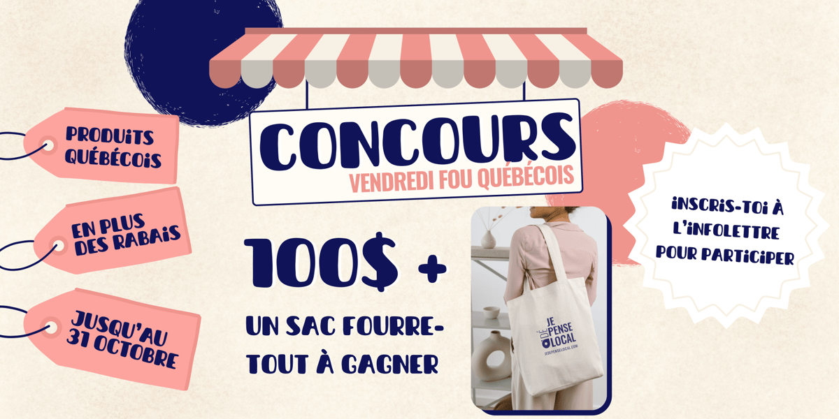 Concours Gagnez une carte-cadeau de 100$ pour l'évènement Je déPENSE local!