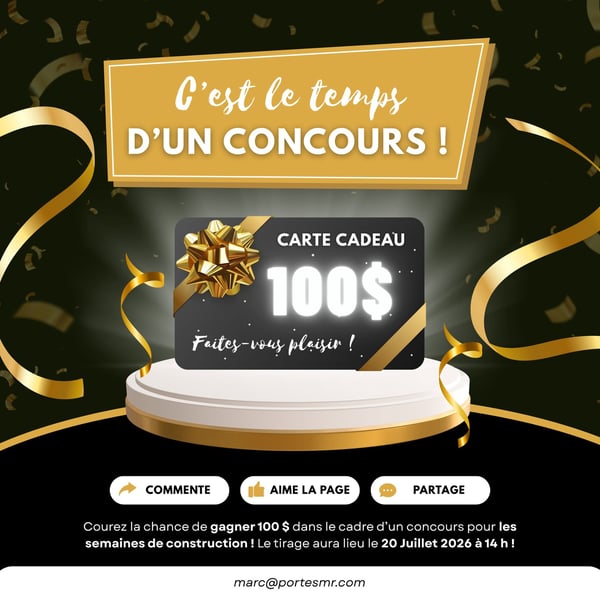 Concours Gagnez une carte-cadeau de 100$!
