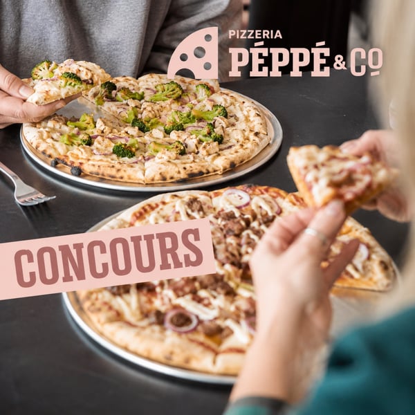 Concours Gagnez une carte-cadeau de 50$ chez Pizzeria Péppé & Co!