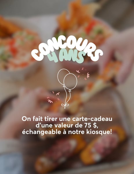 Concours Gagnez une carte-cadeau de 75$ du kiosque extérieur Comptoir Sushi à la maison - Rimouski!