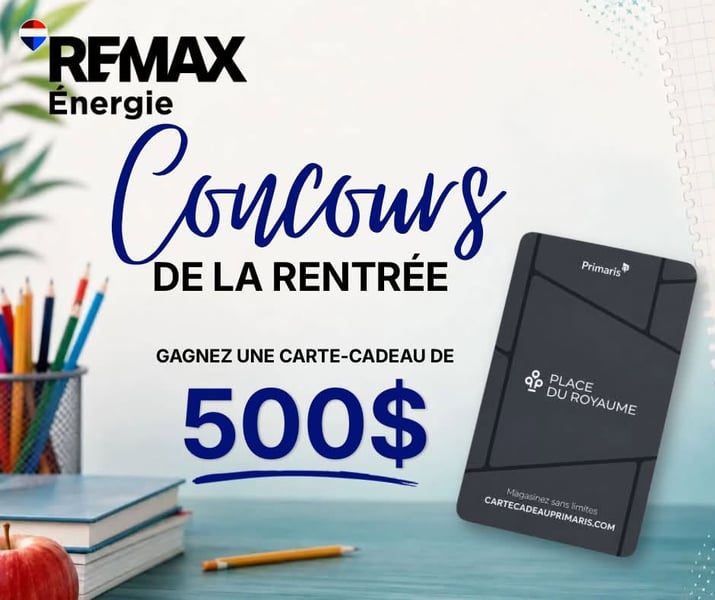Concours Gagnez une carte-cadeau d’une valeur de 500$ à la Place du Royaume!