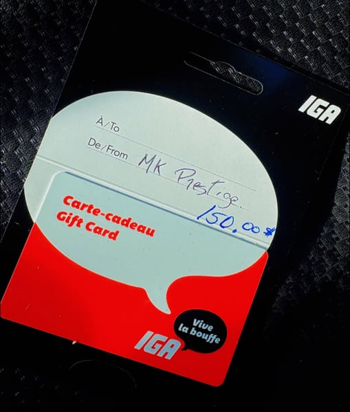 Concours Gagnez une carte-cadeau IGA de 150$!