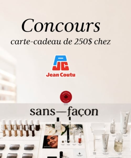 Concours Gagnez une carte-cadeau Jean Coutu de 250$!