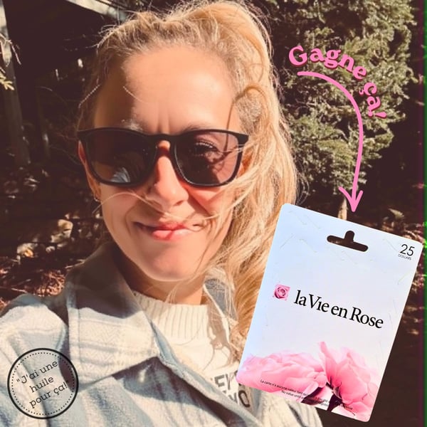 Concours Gagnez une carte-cadeau la vie en rose de 25$!
