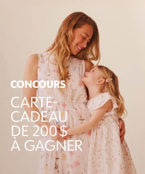 Concours Gagnez une carte-cadeau l'aubainerie de 200$!