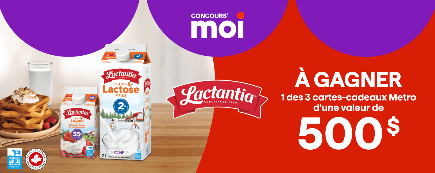 Concours Gagnez une carte cadeau Métro de 500$!