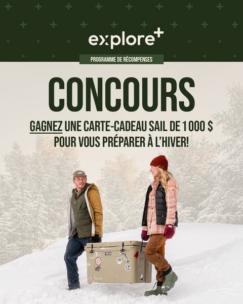 Concours Gagnez une carte-cadeau SAIL de 1 000 $