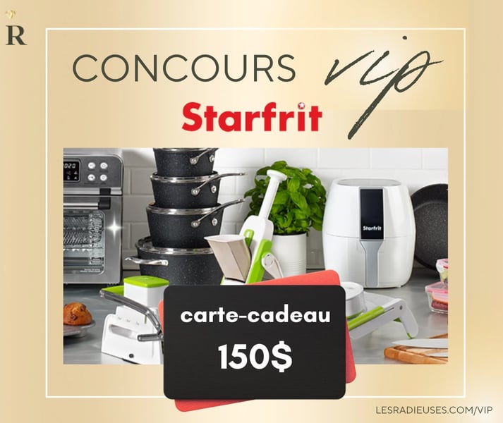 Concours Gagnez une carte-cadeau Starfrit de 150$!