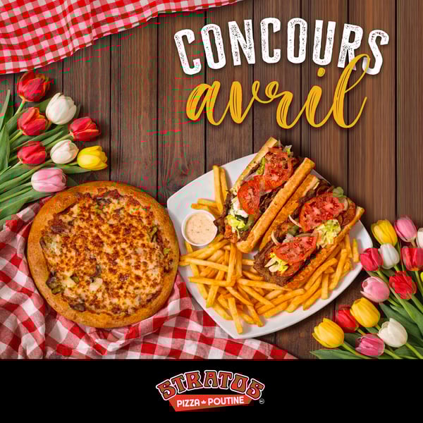 Concours Gagnez une Carte-Cadeau Stratos Pizza de 100$