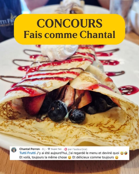 Concours Gagnez une carte-cadeau Tutti Frutti de 100$!
