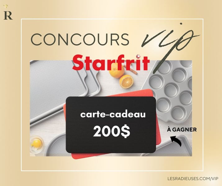 Concours Gagnez une carte cadeau virtuelle Starfrit d'une valeur de 200$!