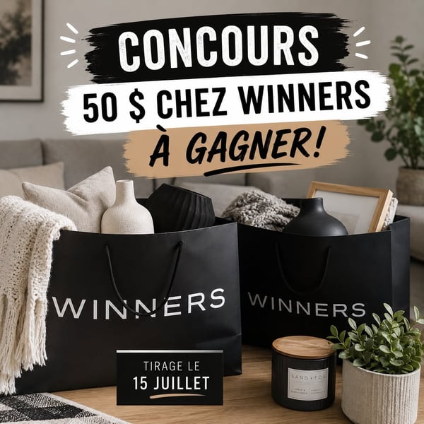 Concours Gagnez une carte-cadeau Winners de 50$!