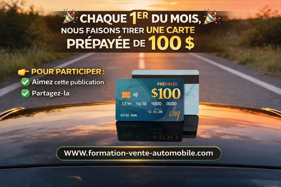 Concours Gagnez une carte prépayée de 100$!