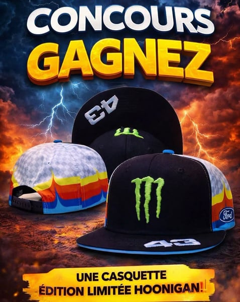 Concours Gagnez une casquette Hoonigan édition limitée!