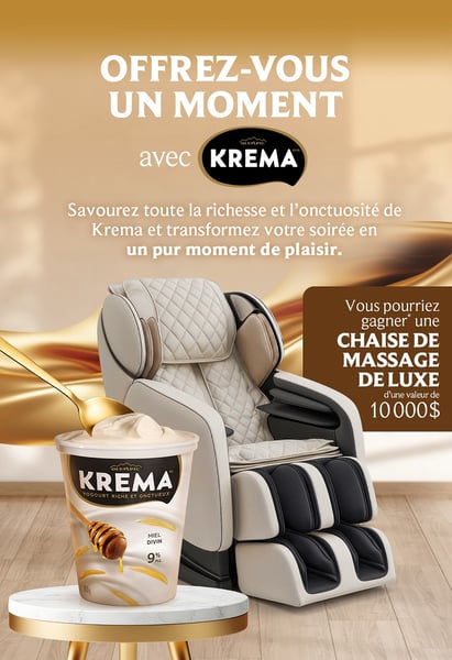 Concours Gagnez une chaise de massage de luxe d'une valeur de 10 000$!