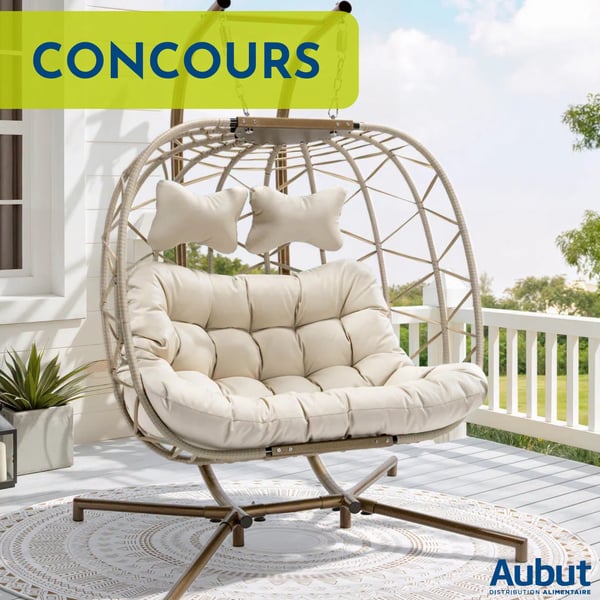 Concours Gagnez une chaise suspendue!