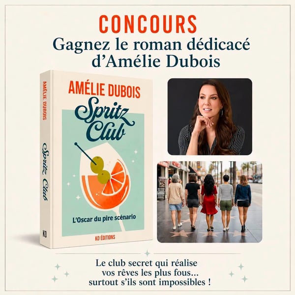 Concours Gagnez une copie du dernier roman d’Amélie Dubois dédicacée!