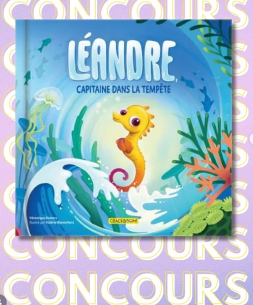 Concours Gagnez une copie du livre Léandre, capitaine de la tempête!
